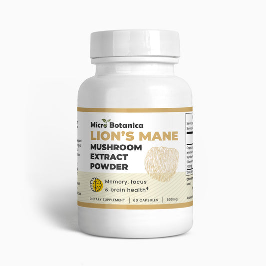 Lion's Mane Organic Mushroom Extract Capsules